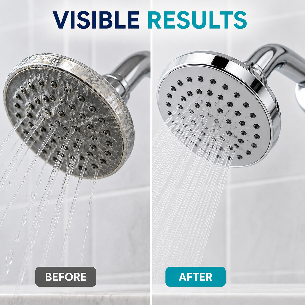 Descalia™ Gommeur de Calcaire — Ravivez Instantanément l'Éclat et la Confiance de Votre Salle de Bain