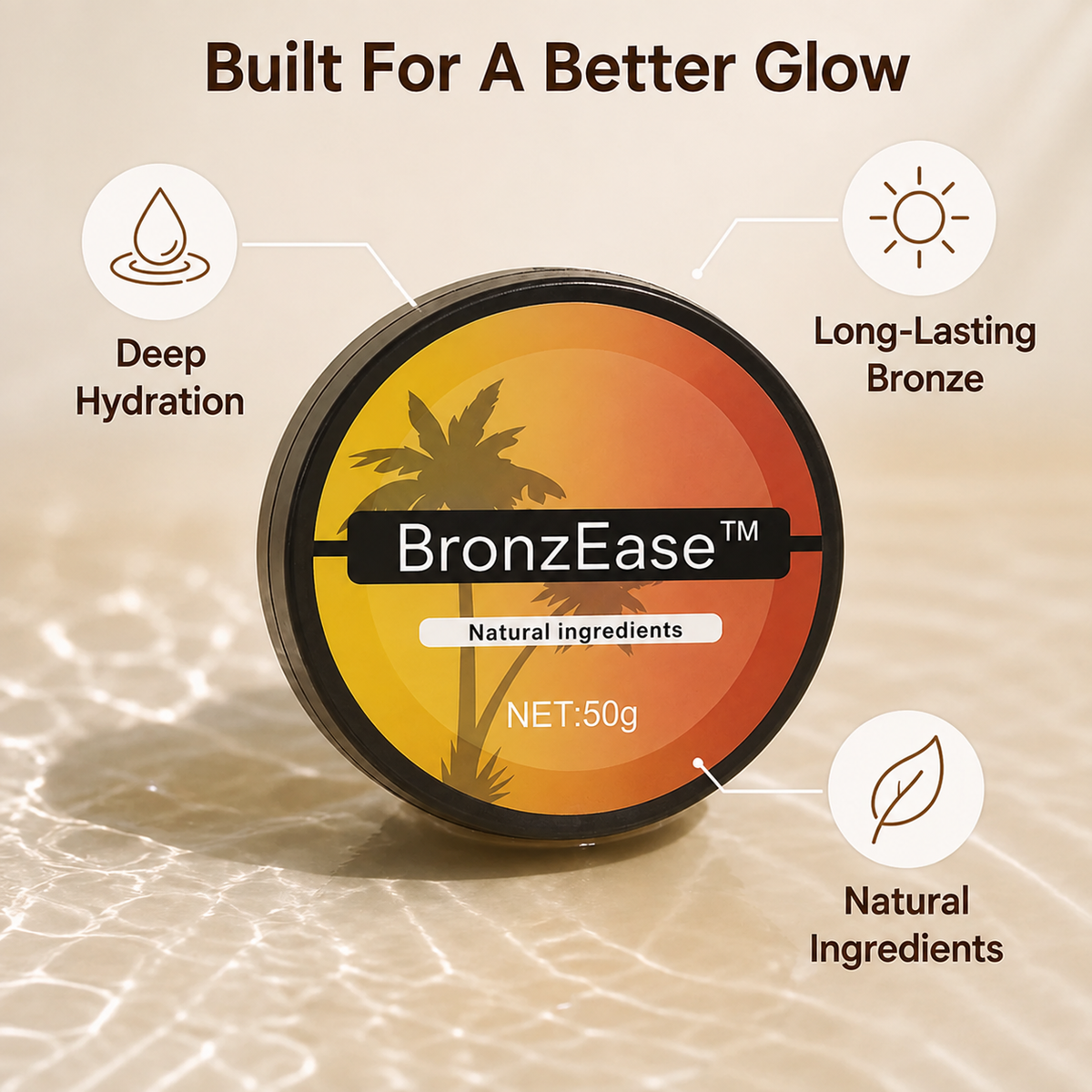 BronzEase™ — Débloquez un bronze soyeux et captivant qui ressemble à une pure confiance