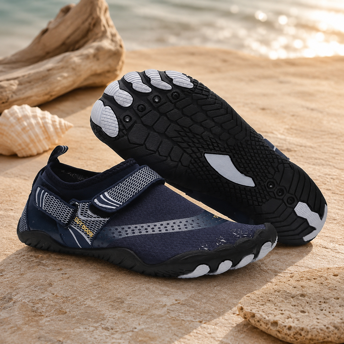 Chaussures Aqua Légères pour Surf, Piscine et Sports Nautiques – Chaussures de Plage Antidérapantes à Séchage Rapide