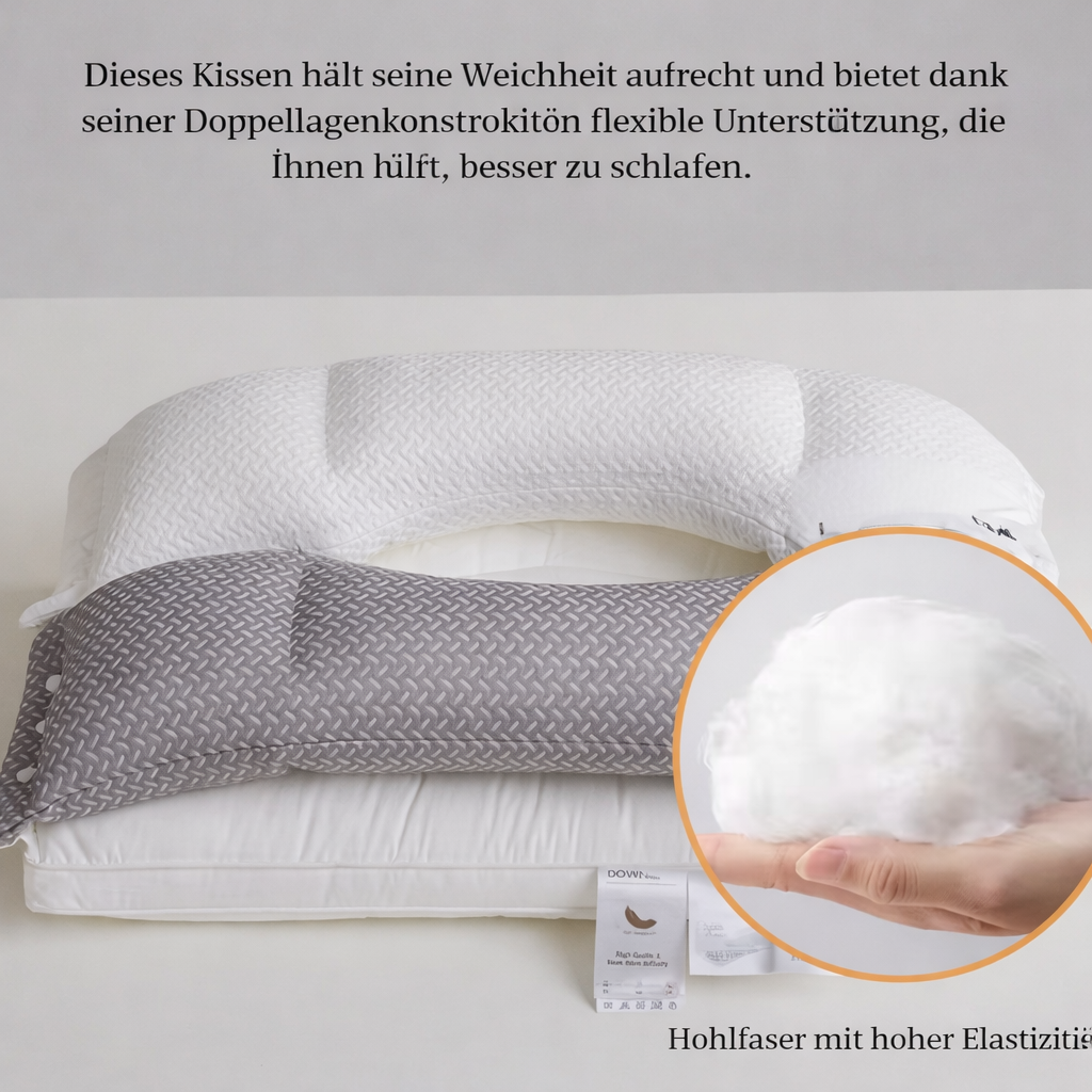 Coussin de Cou 3-en-1 pour des Matins Confortables et des Jours Énergisés