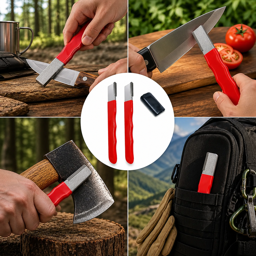 Affûteur Portable EdgePulse™ — Redonnez instantanément vie à chaque lame, où que vous alliez
