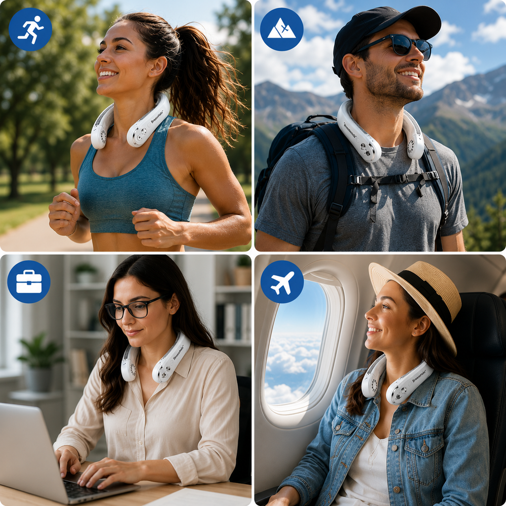 BreezeHalo™ — Confiance Fraîche qui Bouge avec Vous Toute la Journée