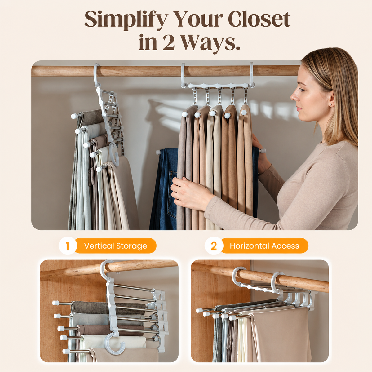 AluraRack™ — Transformez les placards encombrés en centres de style parfaitement organisés