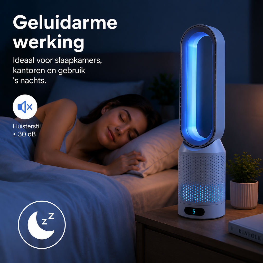 AirPure - Refroidisseur d'air 3-en-1 - Purifie et ionise