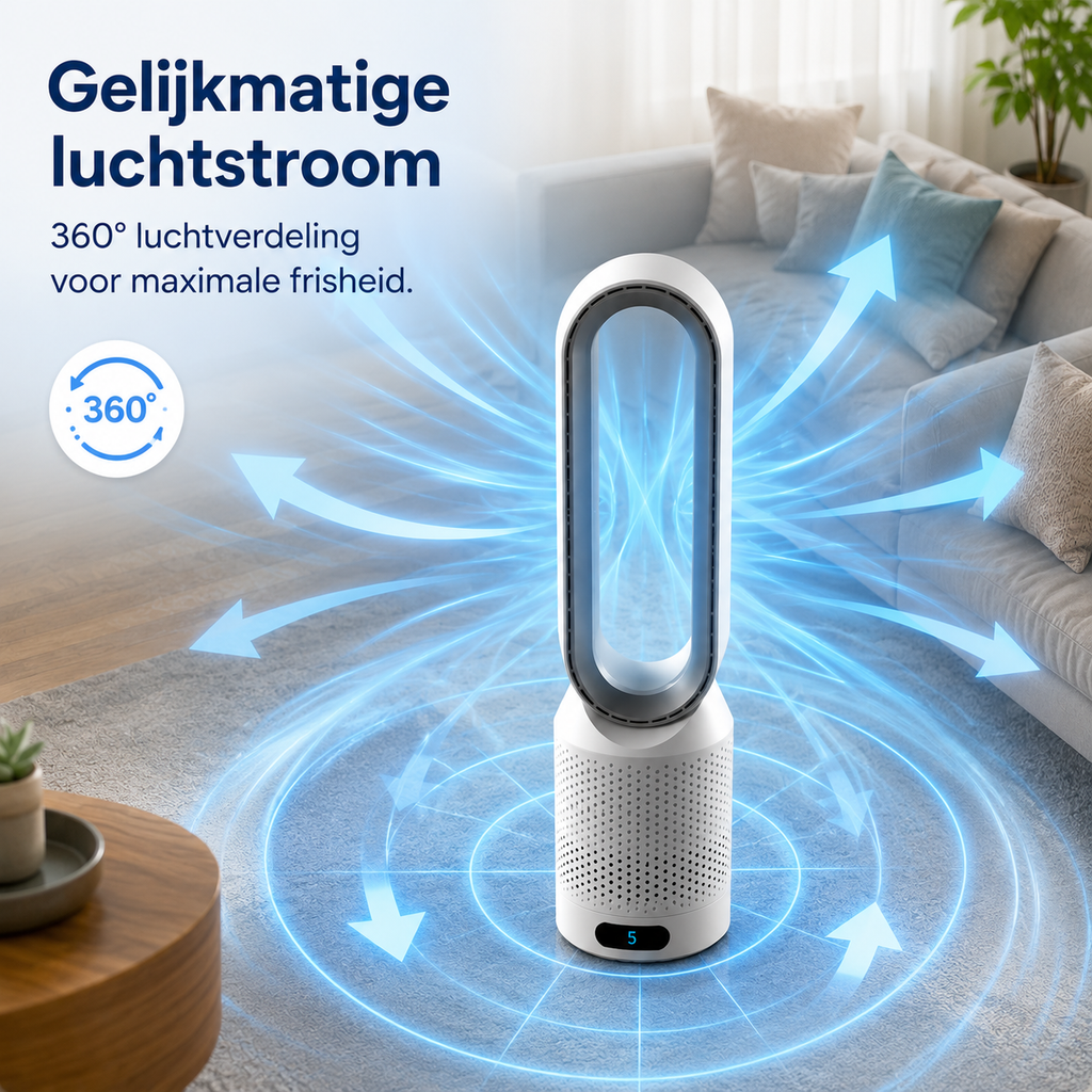 AirPure - Refroidisseur d'air 3-en-1 - Purifie et ionise