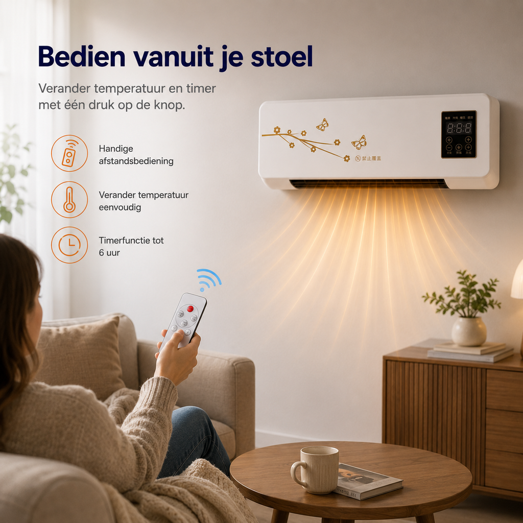 CoolBreeze Mini Circulateur d'Air | Circulation d'air efficace pour un confort ultime