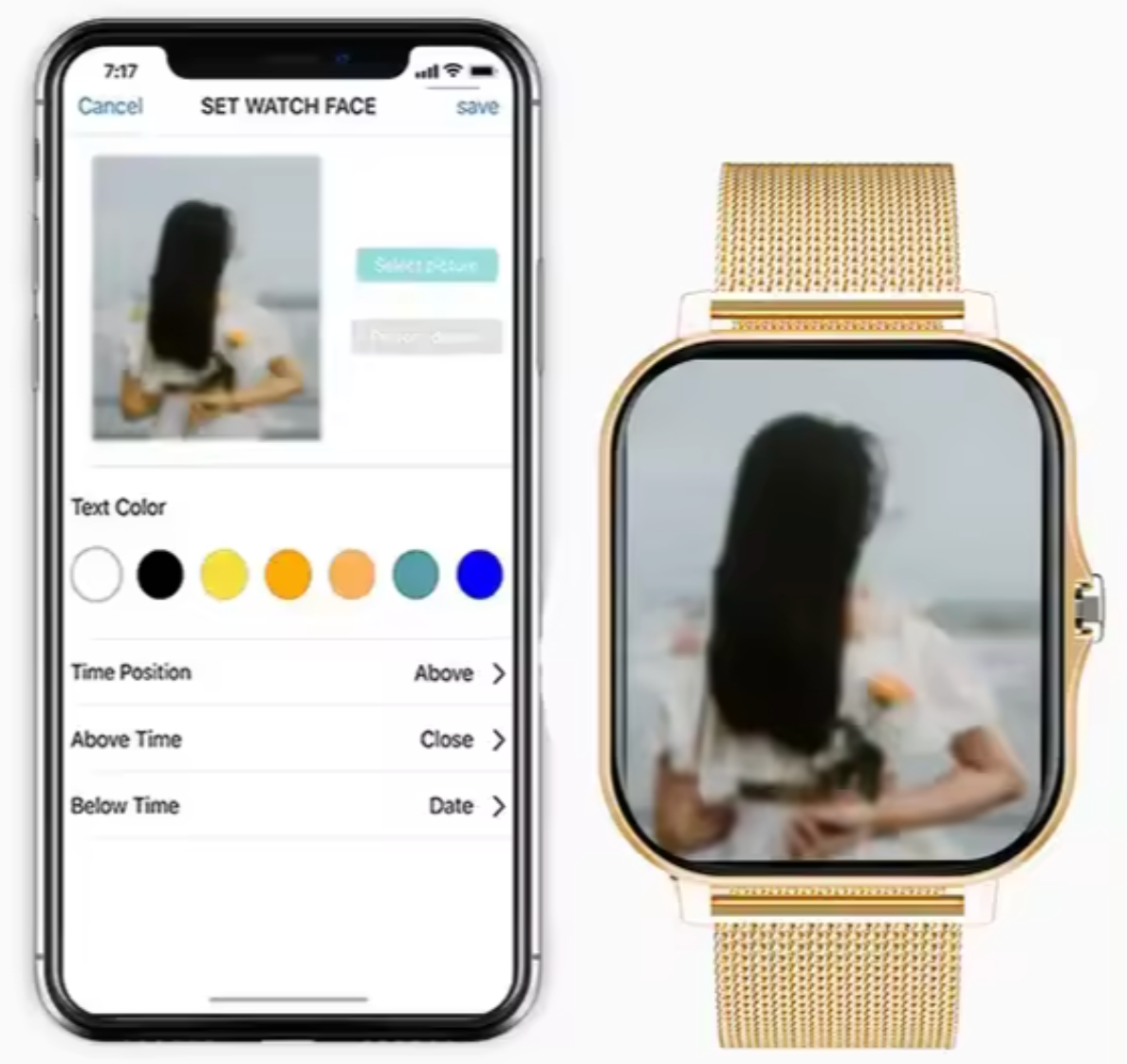 Montre Intelligente Sophistiquée pour Femmes pour Fitness et Connectivité