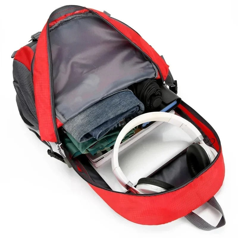 Sac à dos de voyage imperméable essentiel de l'explorateur 40L