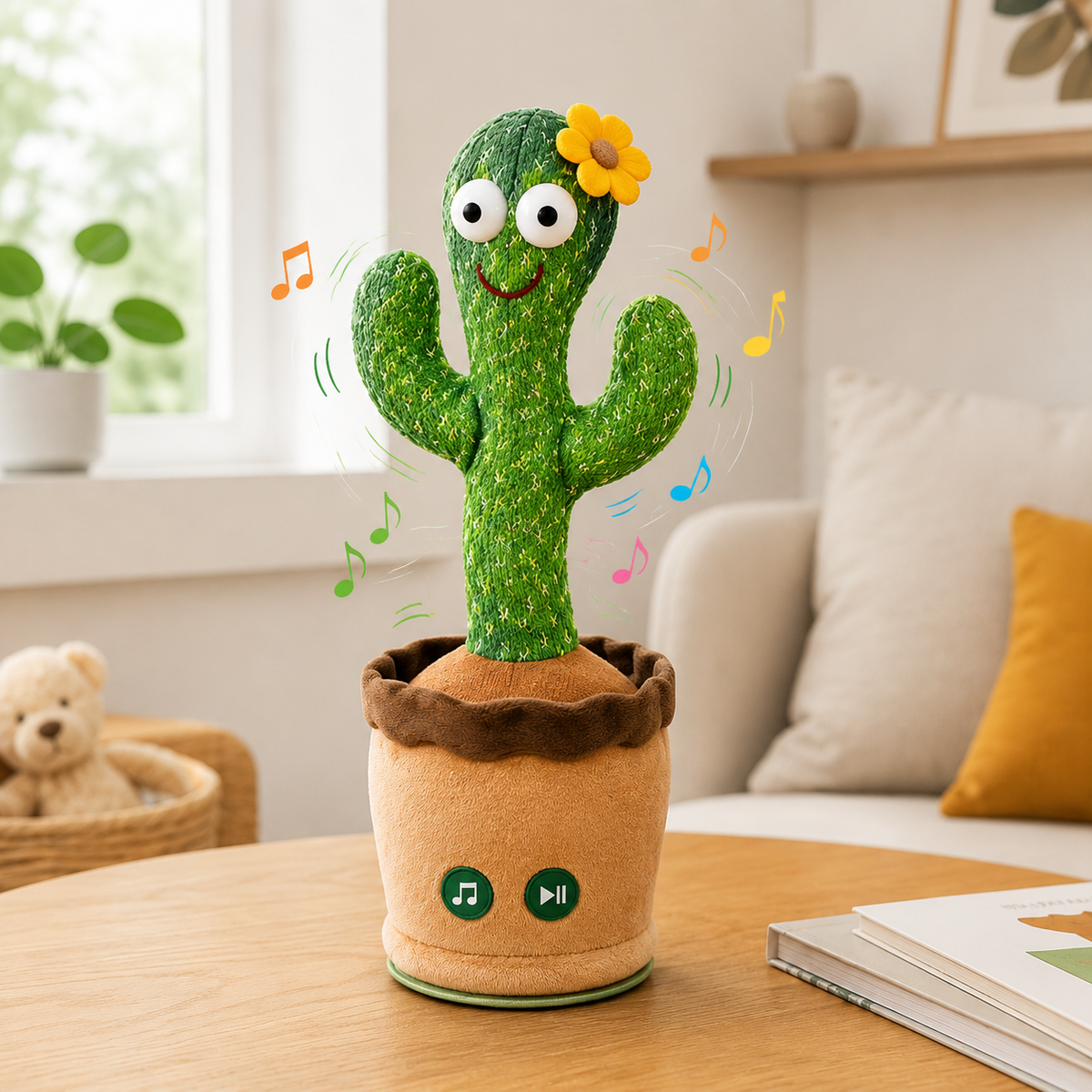 CheerfulCactus™ — Éveillez des éclats de rire sans fin et stimulez l'imagination la plus folle de votre enfant