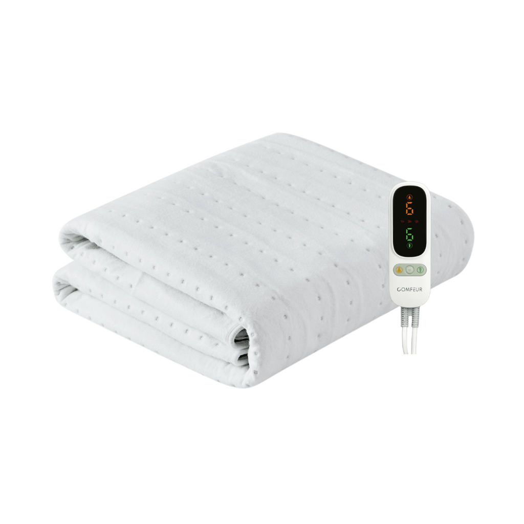 Couverture Électrique 190 x 90 cm – Avec Zone de Chaleur pour les Pieds