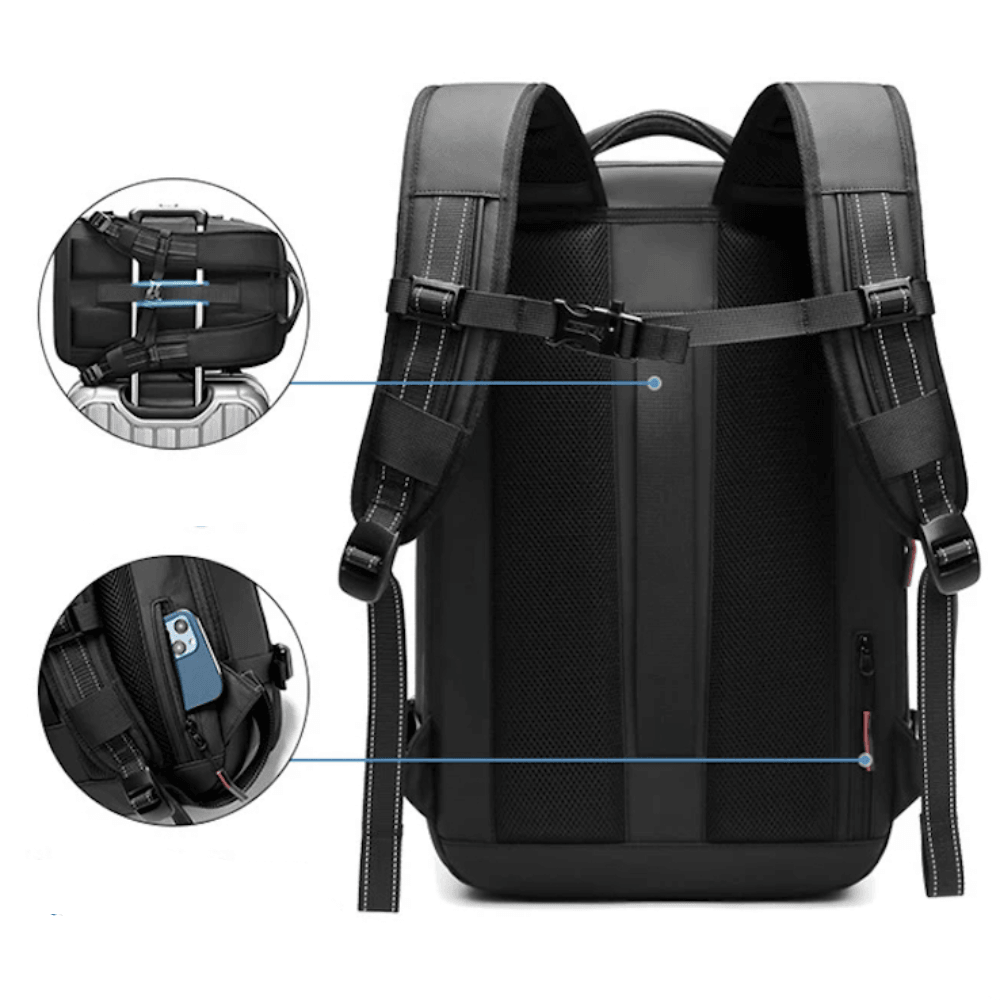 SmartPack Sac à dos de voyage extensible avec compression sous vide