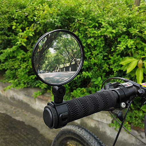Miroir de Vélo Réglable à 360° Guidon Miroir Rétroviseur Rond Ovale Sécurité | Sansoti