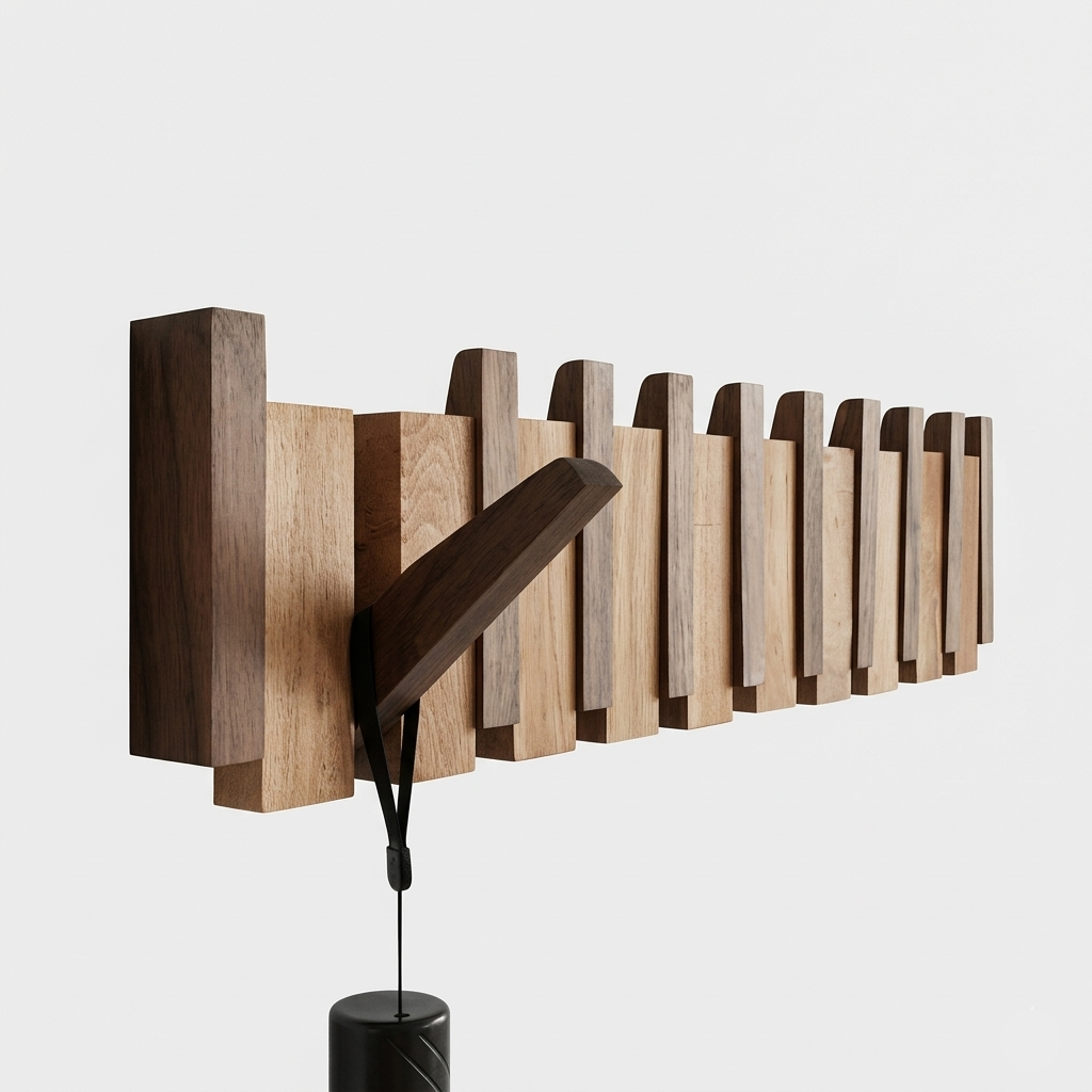 Porte-Manteau Piano en Bois