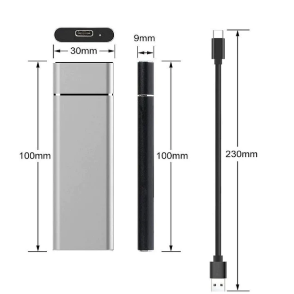 DataVault - Disque dur externe portable de 8 To