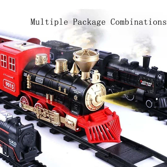 Collection Ultime de Trains HO en 39 Pièces avec Fumée et Lumières Réelles