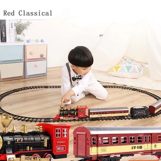 Collection Ultime de Trains HO en 39 Pièces avec Fumée et Lumières Réelles