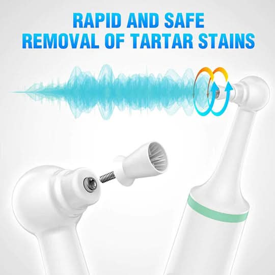 Détartrage LED avec technologie de nettoyage buccal rechargeable