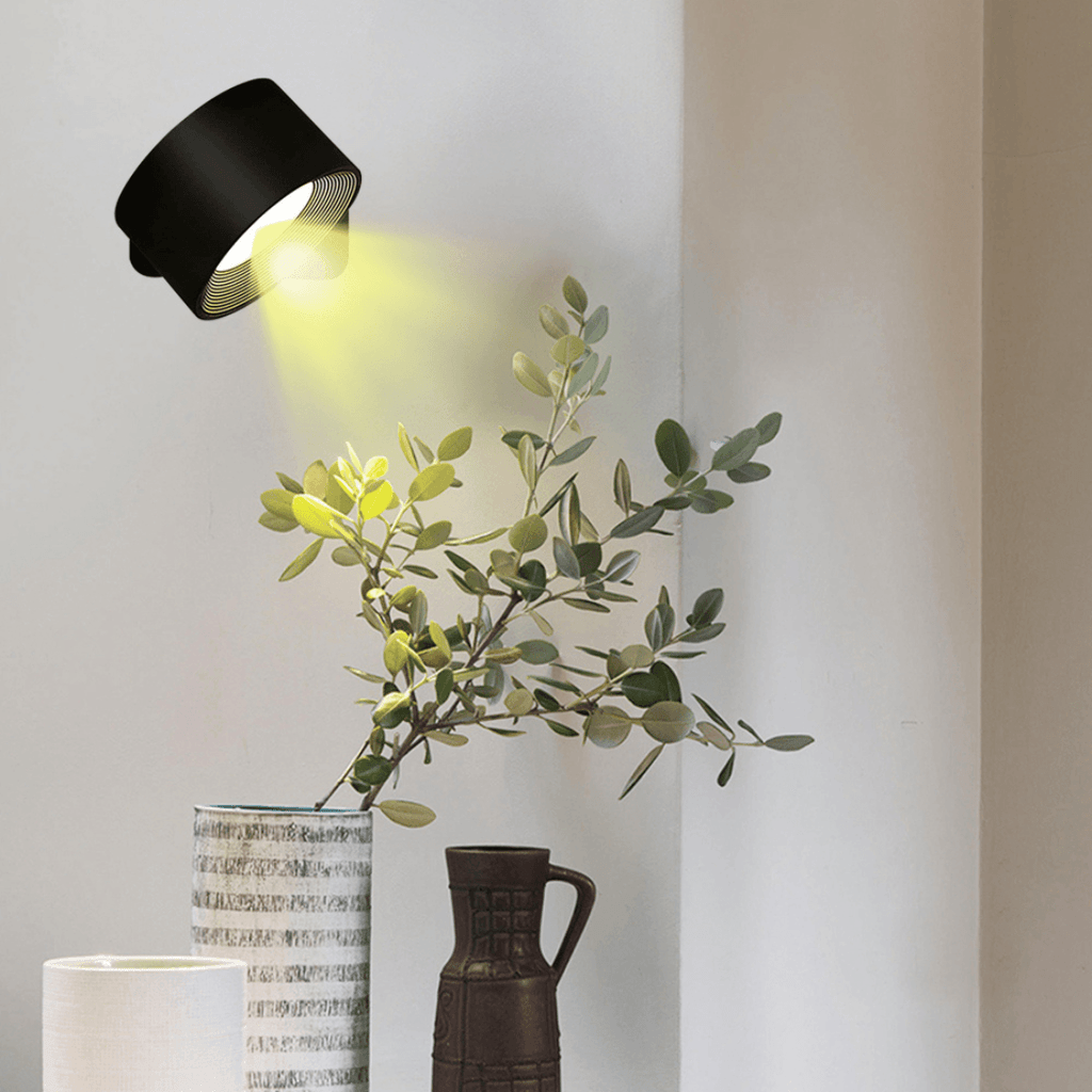 Lampe Murale Sans Fil – Éclairage LED Rechargeable et Ajustable à 360°
