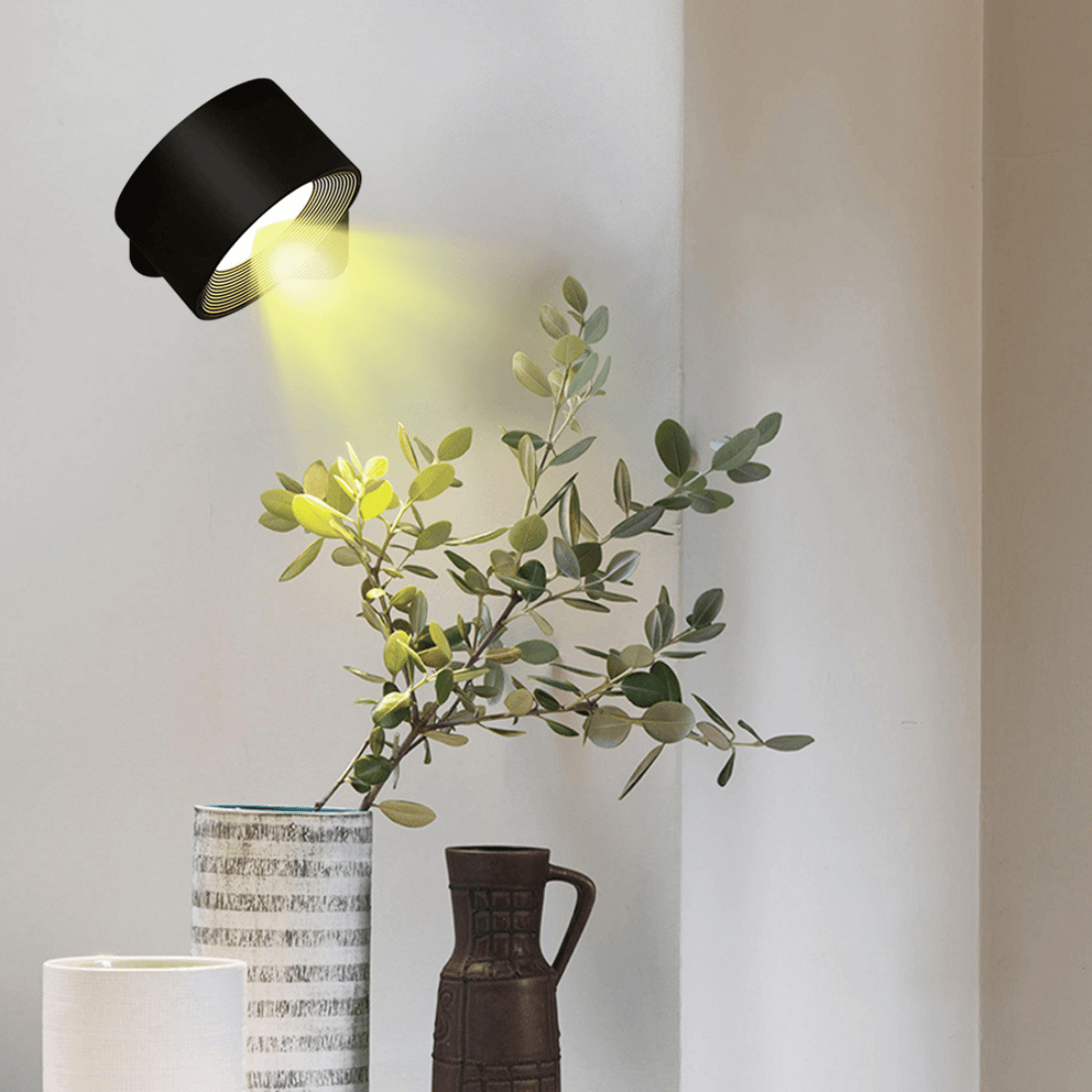 Lampe Murale Sans Fil – Éclairage LED Rechargeable et Ajustable à 360°