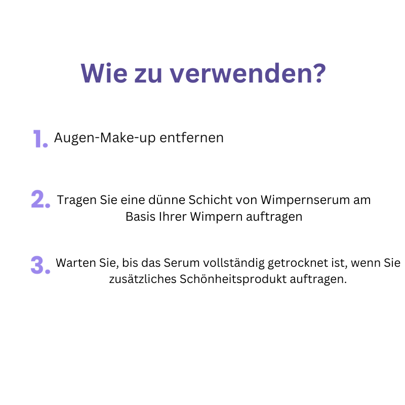 Bioaqua - ReineWimpern™ Sérum de croissance des cils (1+1 gratuit)