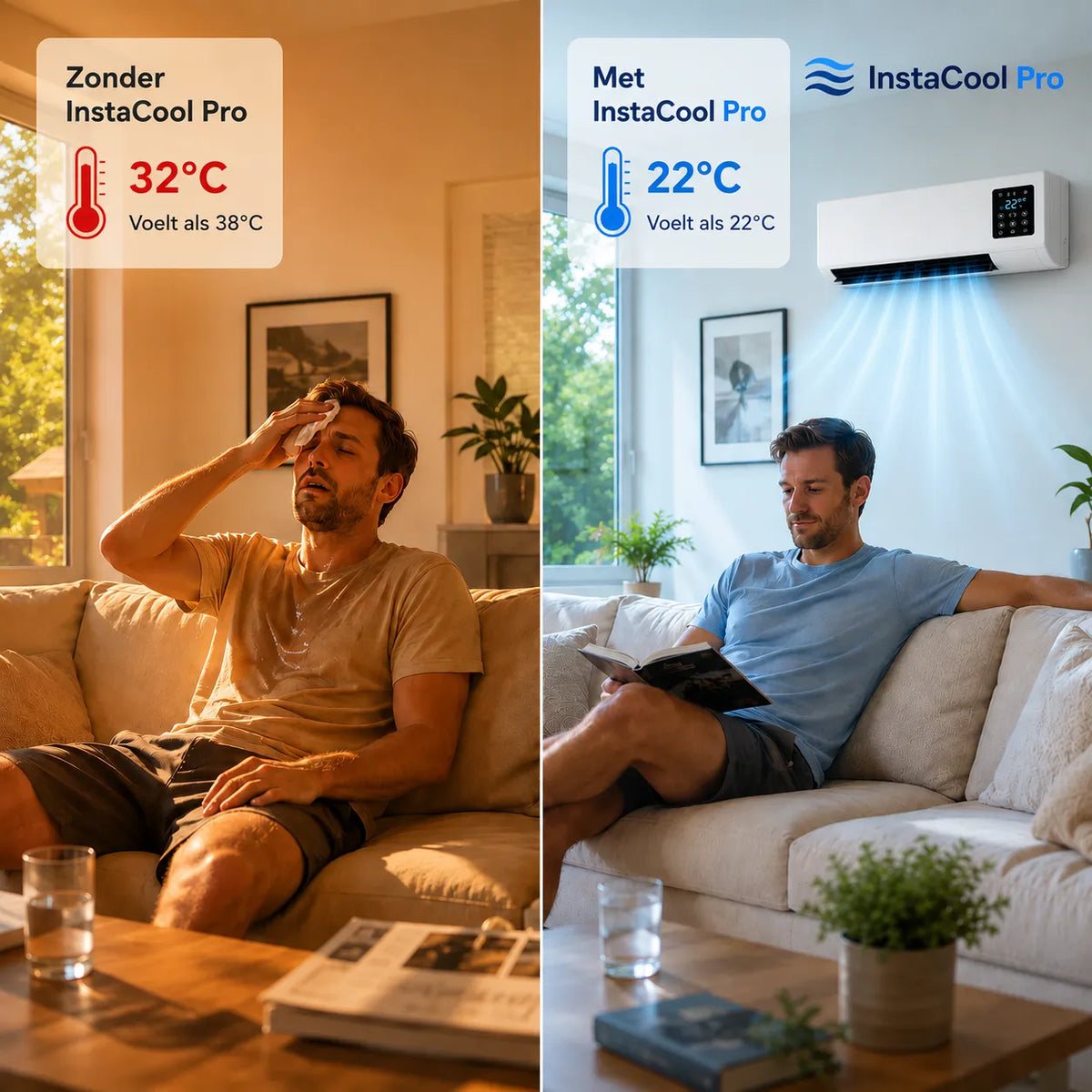 Climatiseur Mobile & Chauffage 2-en-1 – Sans Installation, jusqu'à 51 m²