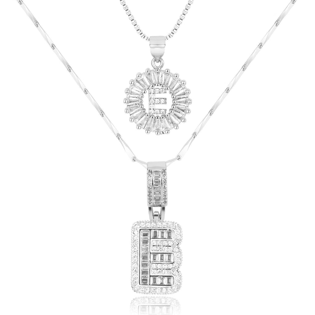 Collier GemLetter - Pendentif Initial avec Finition Luxe
