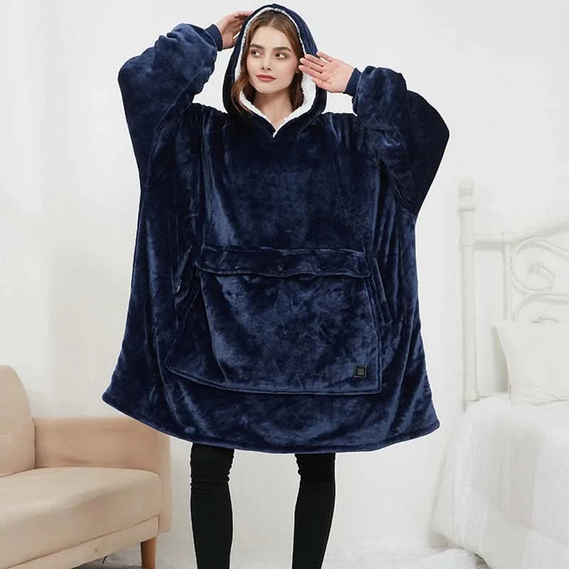Hoodie Duvet Chauffant USB – Douce Couverture Électrique Portable pour un Confort Douillet à Domicile