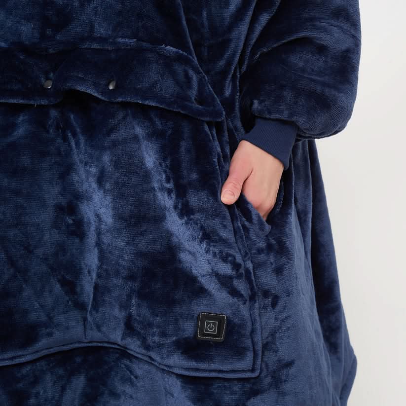 Hoodie Duvet Chauffant USB – Douce Couverture Électrique Portable pour un Confort Douillet à Domicile
