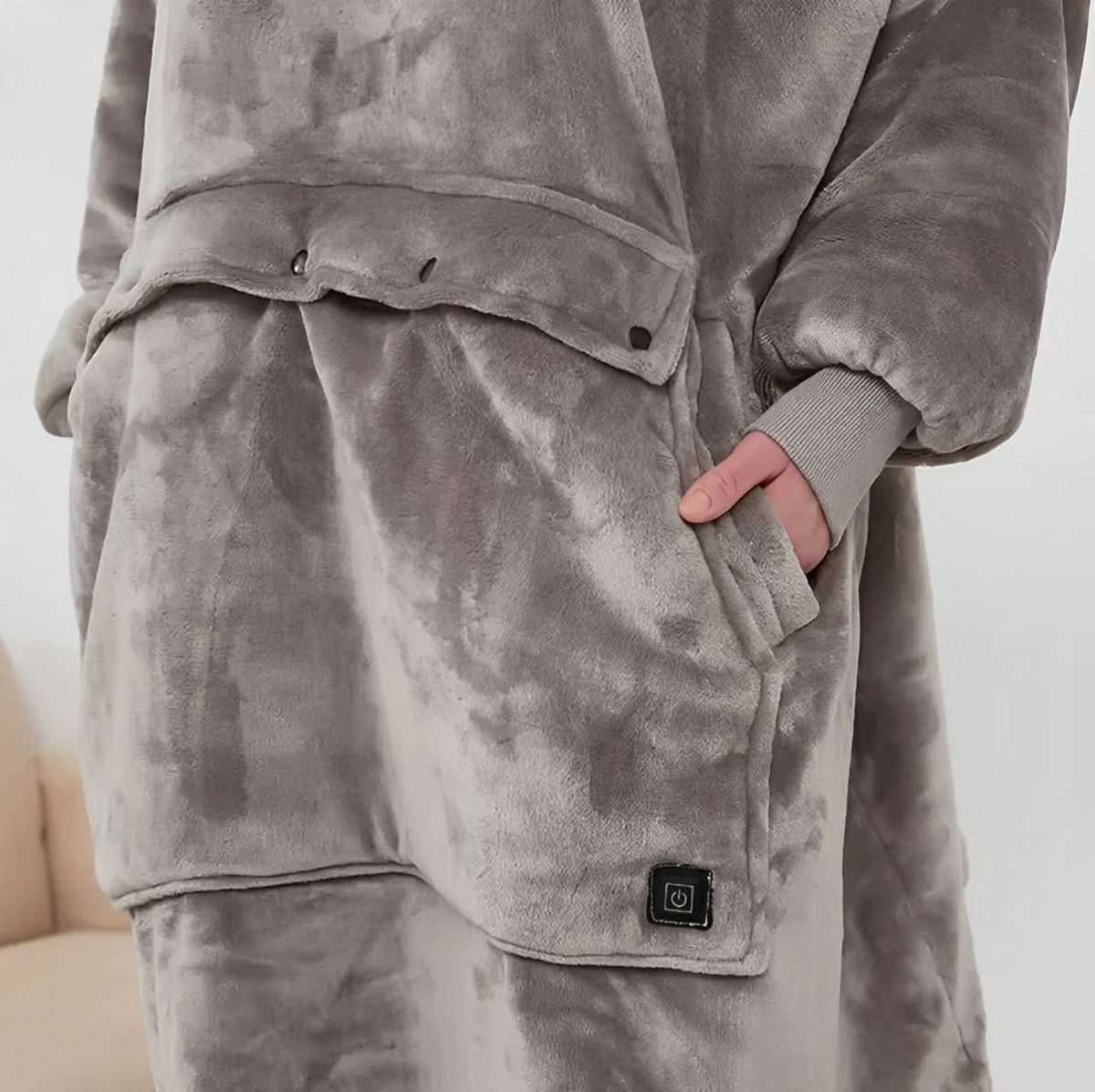 Hoodie Duvet Chauffant USB – Douce Couverture Électrique Portable pour un Confort Douillet à Domicile