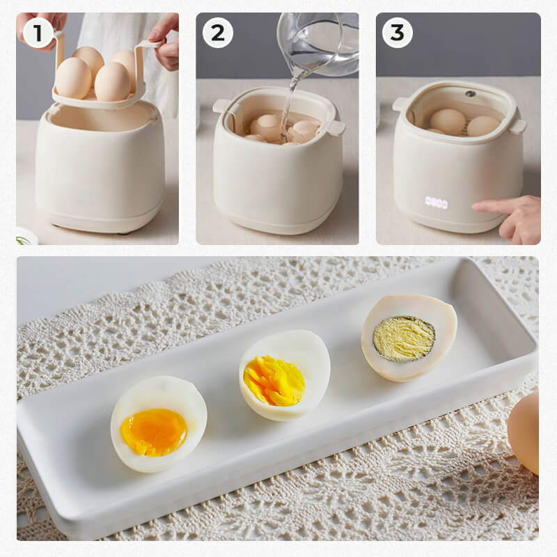 Cuiseur à Oeufs pour des Oeufs Durs ou Mollets Parfaits