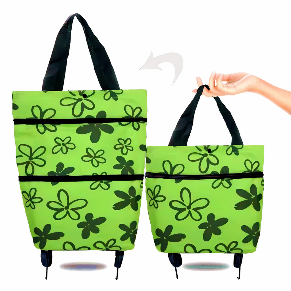Panier de Courses | Sac Roulant Pliable | Transport Léger | Icone