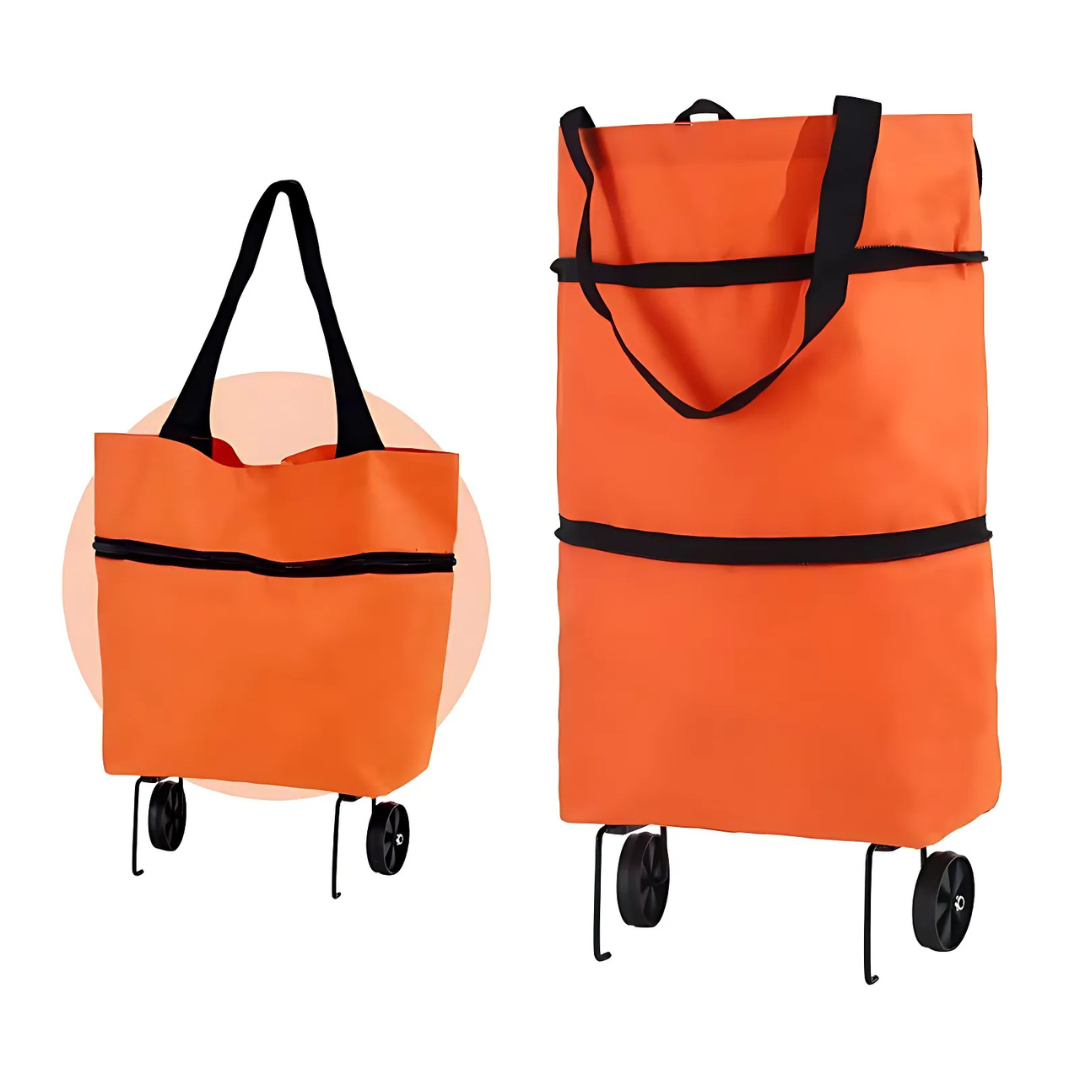 Panier de Courses | Sac Roulant Pliable | Transport Léger | Icone