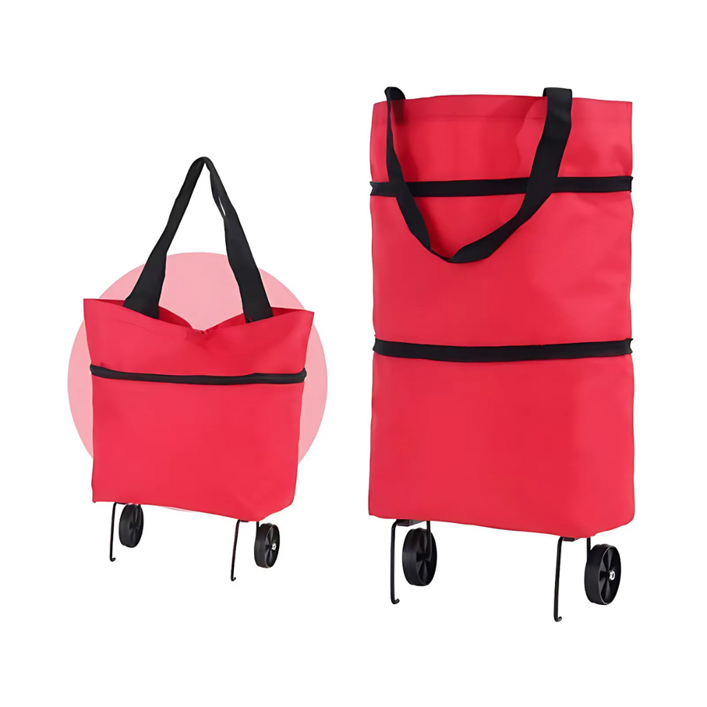 Panier de Courses | Sac Roulant Pliable | Transport Léger | Icone