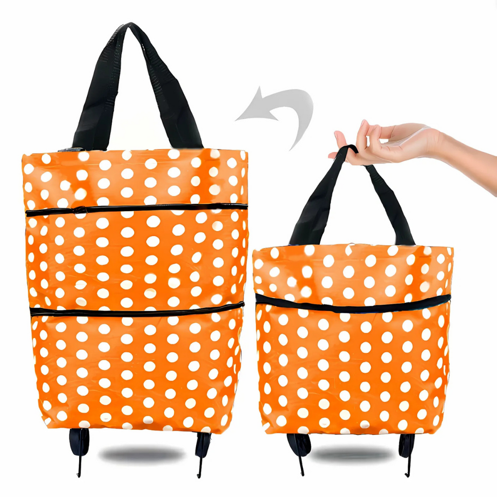 Panier de Courses | Sac Roulant Pliable | Transport Léger | Icone