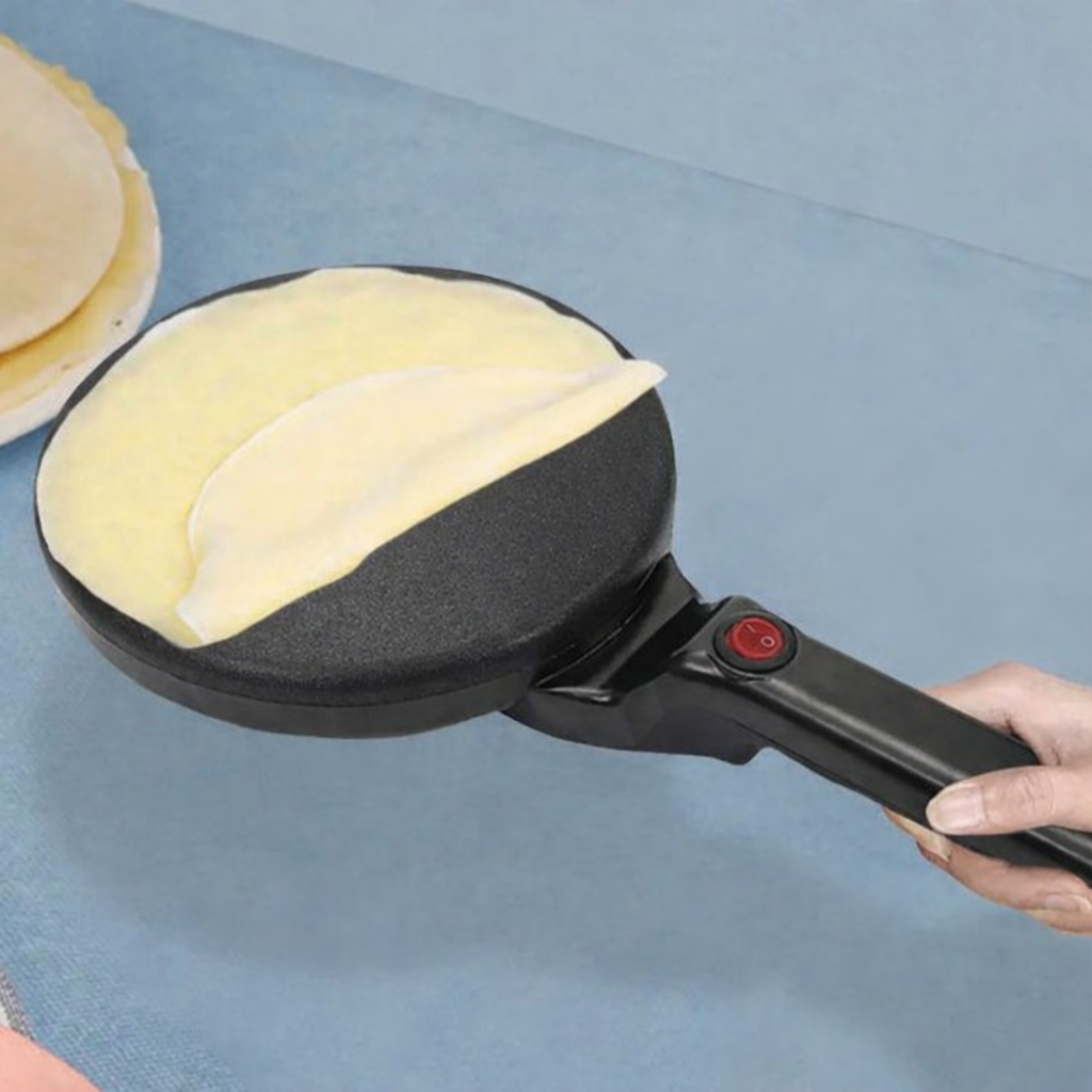 Crêpière Électrique Compacte avec Surface Antiadhésive