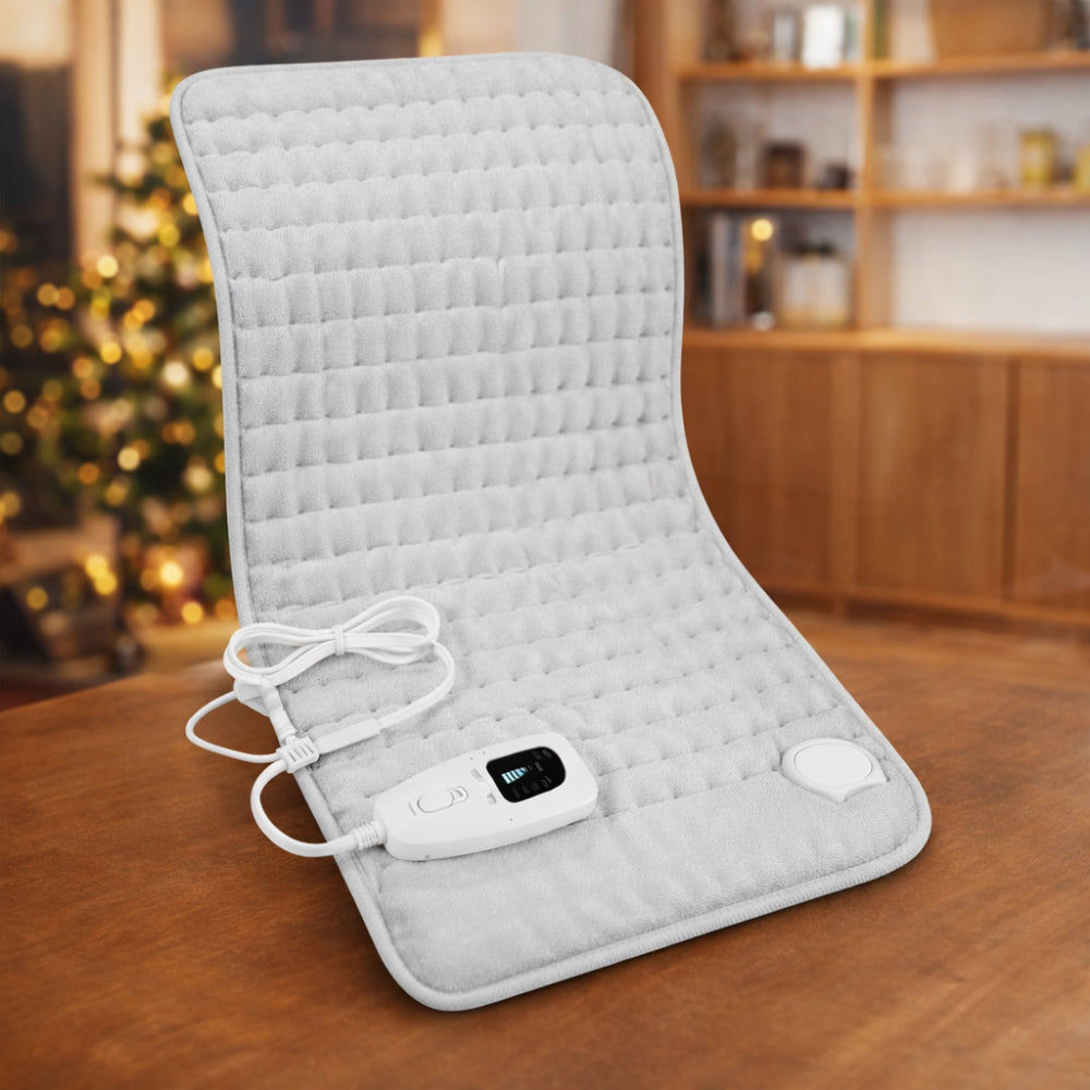 Coussin Chauffant Électrique pour le Cou et le Dos – Chauffage Réglable pour un Confort Supplémentaire