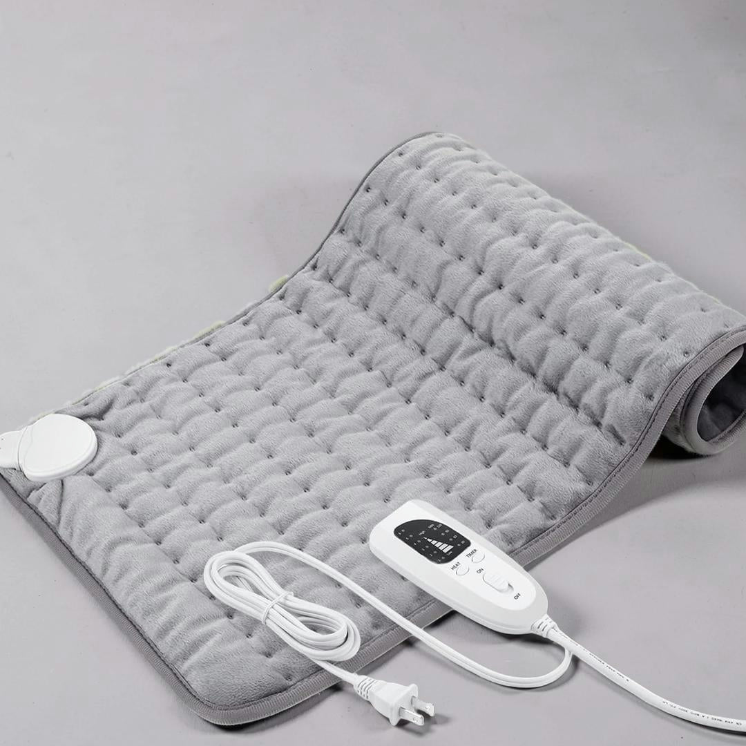 Coussin Chauffant Électrique pour le Cou et le Dos – Chauffage Réglable pour un Confort Supplémentaire