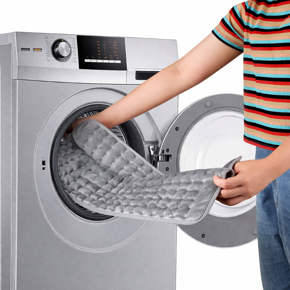 Coussin Chauffant Électrique pour le Cou et le Dos – Chauffage Réglable pour un Confort Supplémentaire
