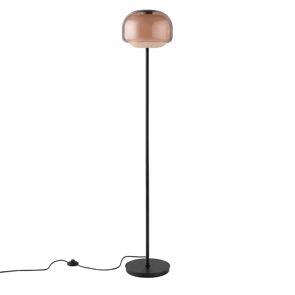 Lampe de Sol en Verre Colorée Moderne – Lampe de Design Élégante avec Éclairage Ambiant