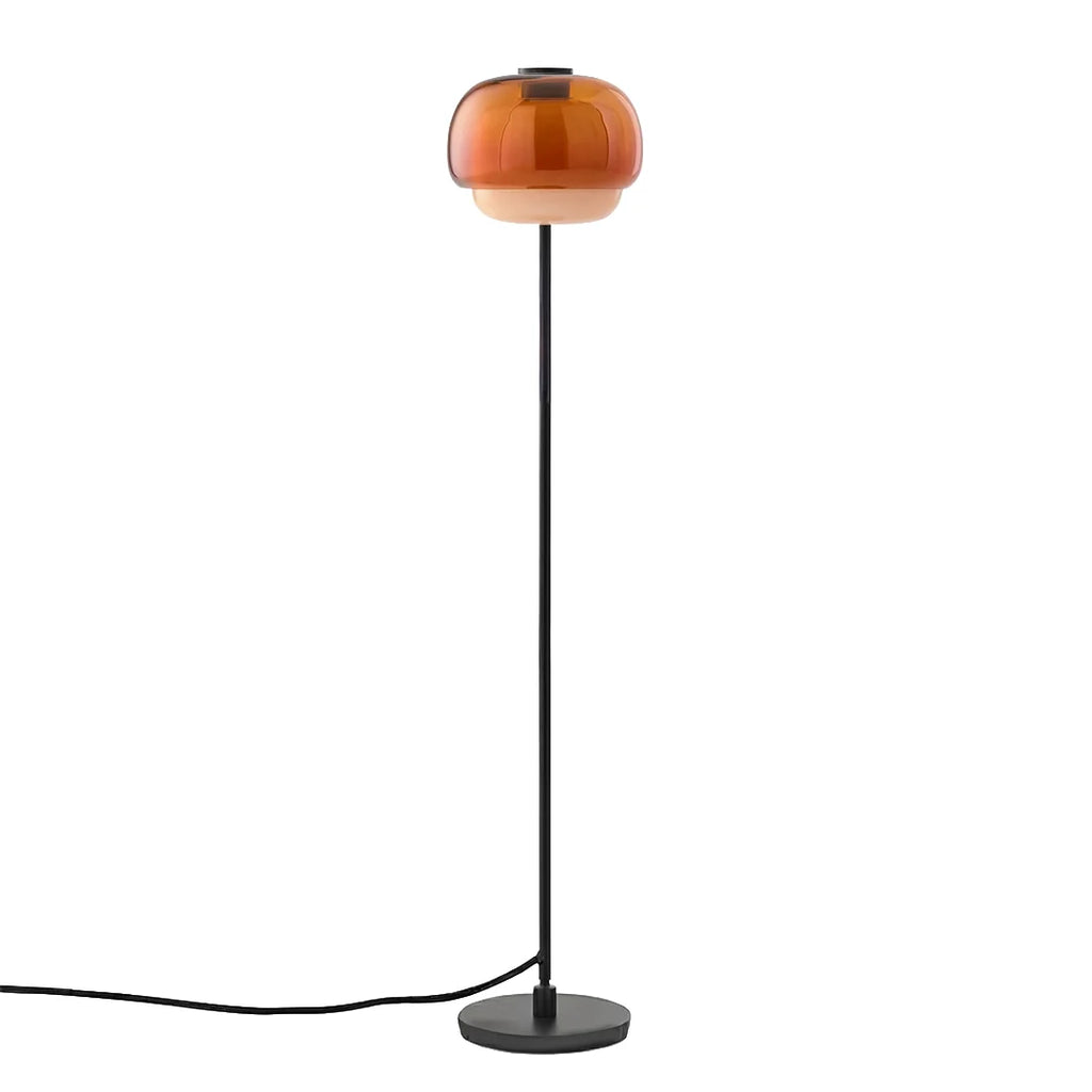 Lampe de Sol en Verre Colorée Moderne – Lampe de Design Élégante avec Éclairage Ambiant