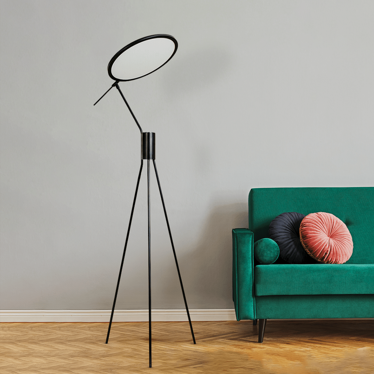 Lampe sur Pied au Design Élancé – Éclairage Ambiant et Éclairage d'Accent
