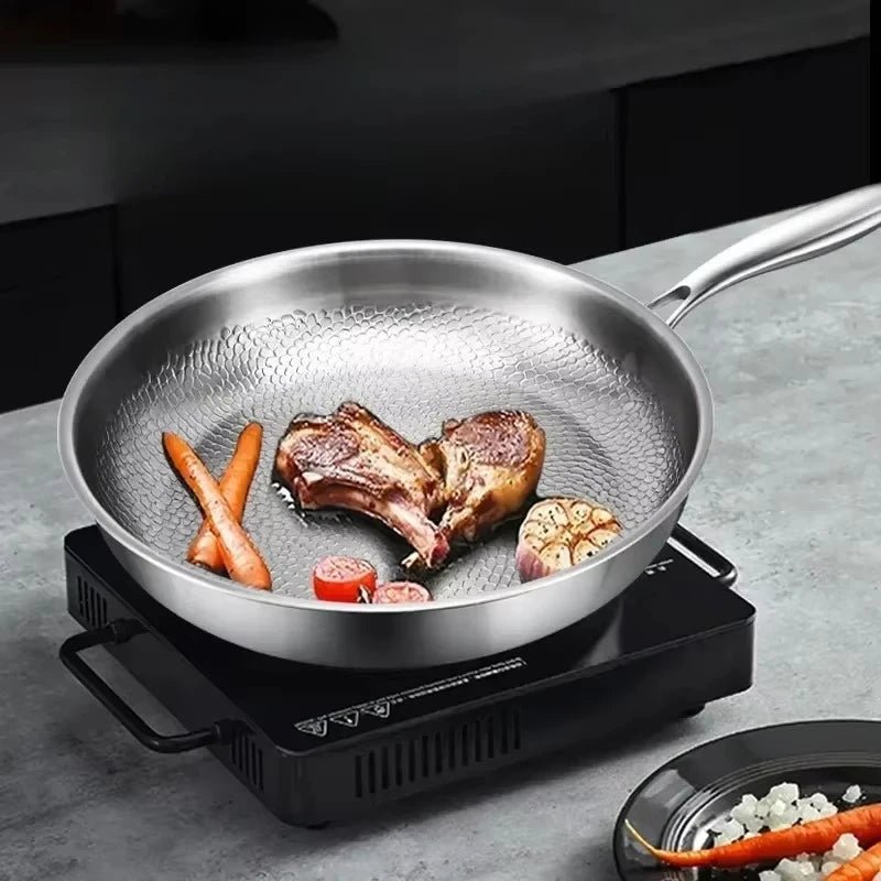 Poêle Antiadhésive en Titane du Chef pour une Cuisine Sans Effort