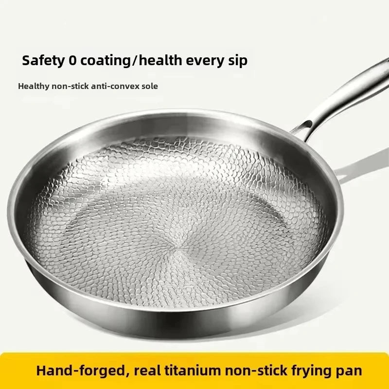Poêle Antiadhésive en Titane du Chef pour une Cuisine Sans Effort