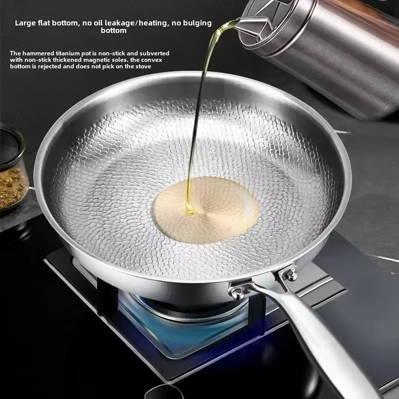 Poêle Antiadhésive en Titane du Chef pour une Cuisine Sans Effort