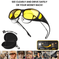 Lunettes de Phare - Lunettes de Conduite de Nuit pour une Vision Sans Éblouissement