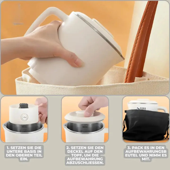 Bouilloire Électrique Compacte pour Voyage – Design Pliable