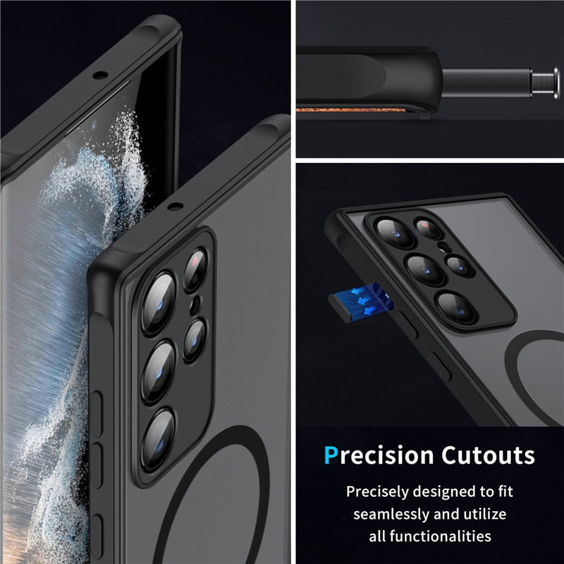 Sandsberg | Coque magnétique pour Samsung | Protection antichoc | Plusieurs couleurs
