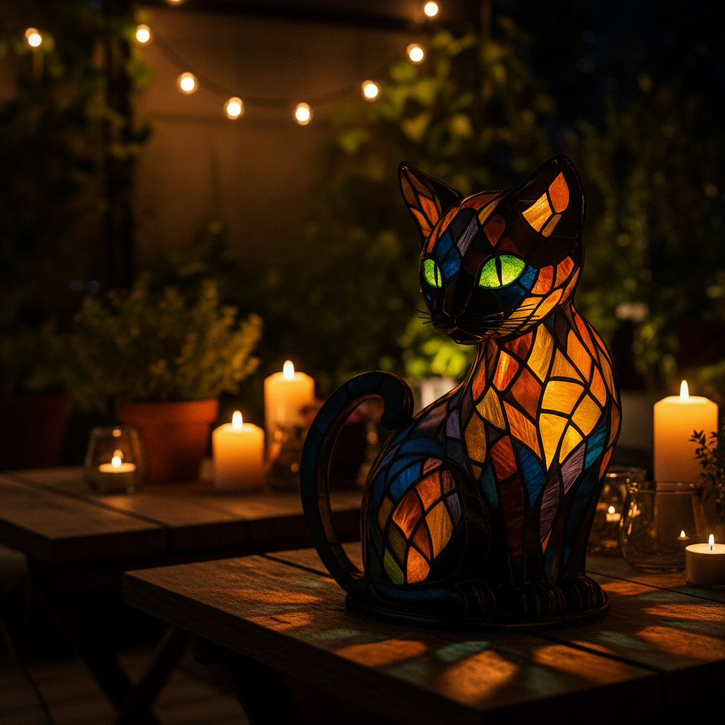 FELILUX – Lampe de nuit LED pour chat ludique avec lumière d'ambiance douce