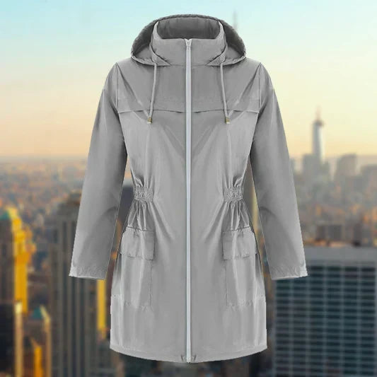 Veste de Pluie Femme – Veste Élégante Imperméable pour Temps Pluvieux