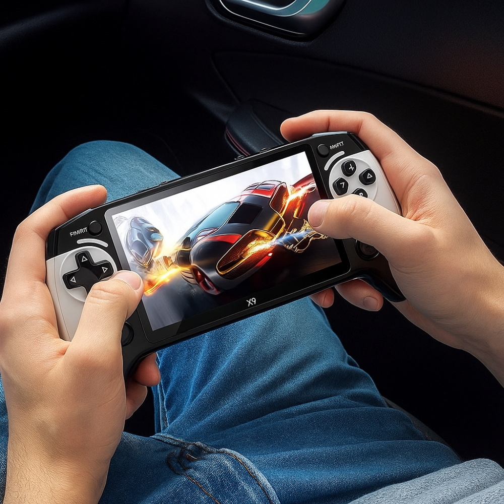 Console de Jeux Portable avec 10 000 Retrogames et Écran HD de 14 cm | Sansoti